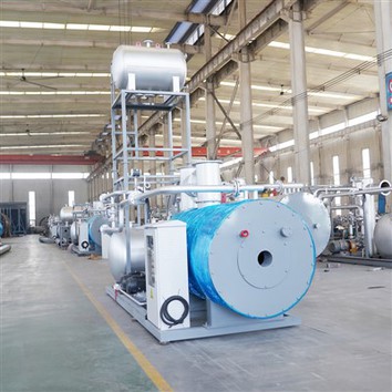 Chaudière à huile thermique horizontale au gaz